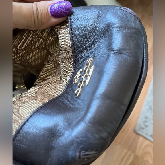 Coach signature brown jacquard bag - Picture 11 of 12